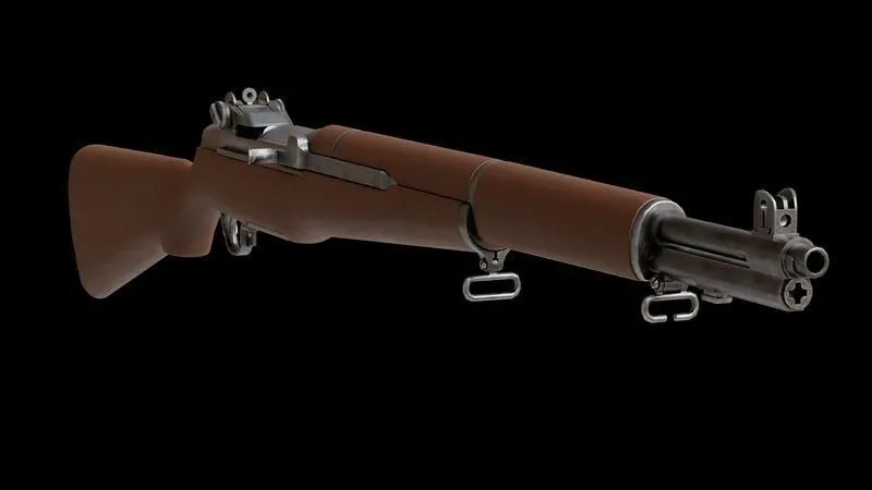PBR Game 3D Models – M1 Garand
