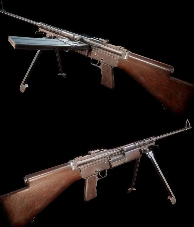 PBR Game 3D Models – M1941 LMG
