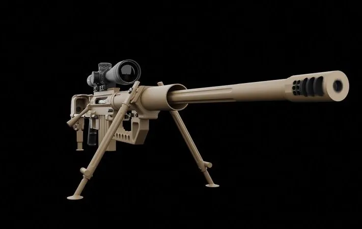 PBR Game 3D Models – M200 CheyTac Intervention