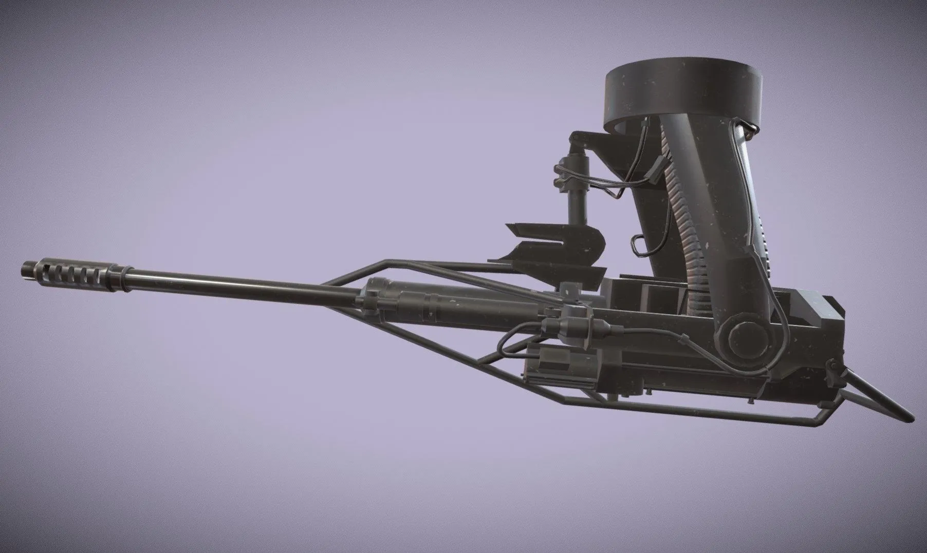 PBR Game 3D Models – M230 Chain Gun