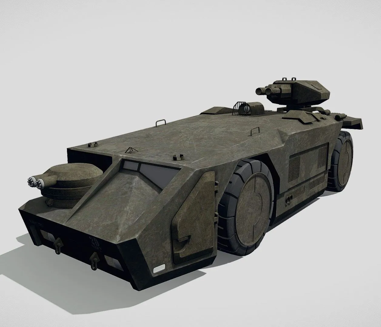 PBR Game 3D Models – M577 Armored Personel Carrier Apc