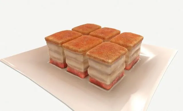 PBR Game 3D Models – Macau Roast Pork