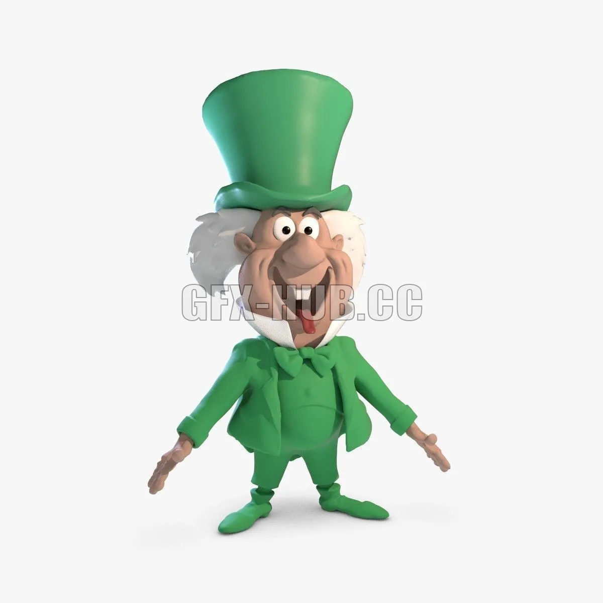 PBR Game 3D Models – Mad Hatter
