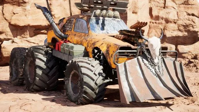 PBR Game 3D Models – Mad max concept car