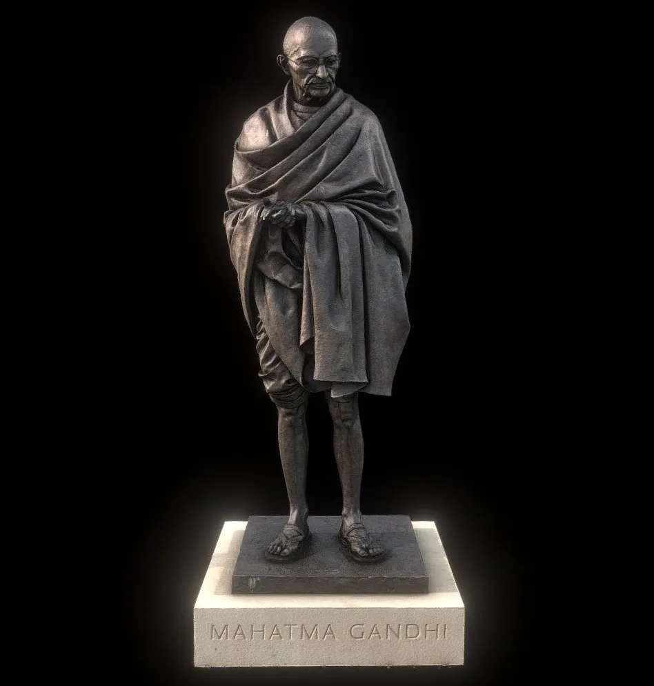 PBR Game 3D Models – Mahatma Gandhi