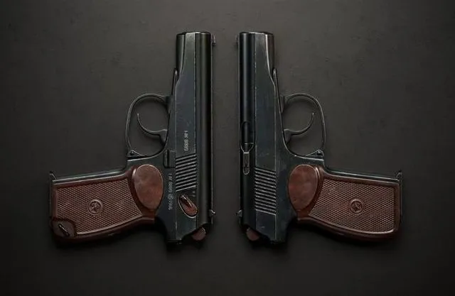 PBR Game 3D Models – Makarov Pistol