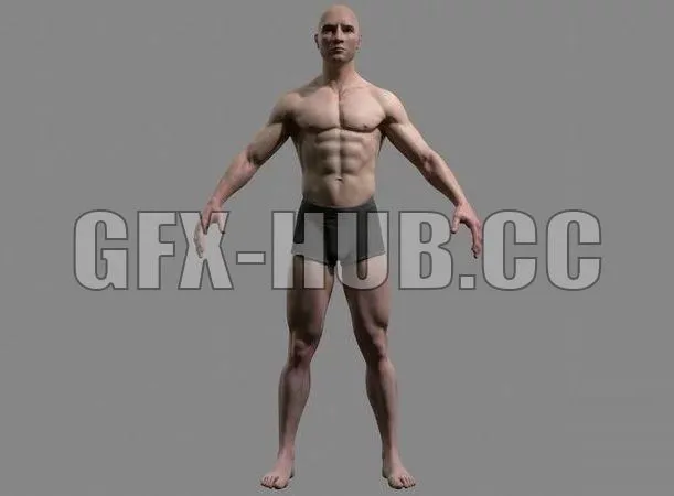PBR Game 3D Models – Male Character