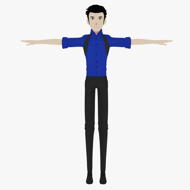 PBR Game 3D Models – Male Characters