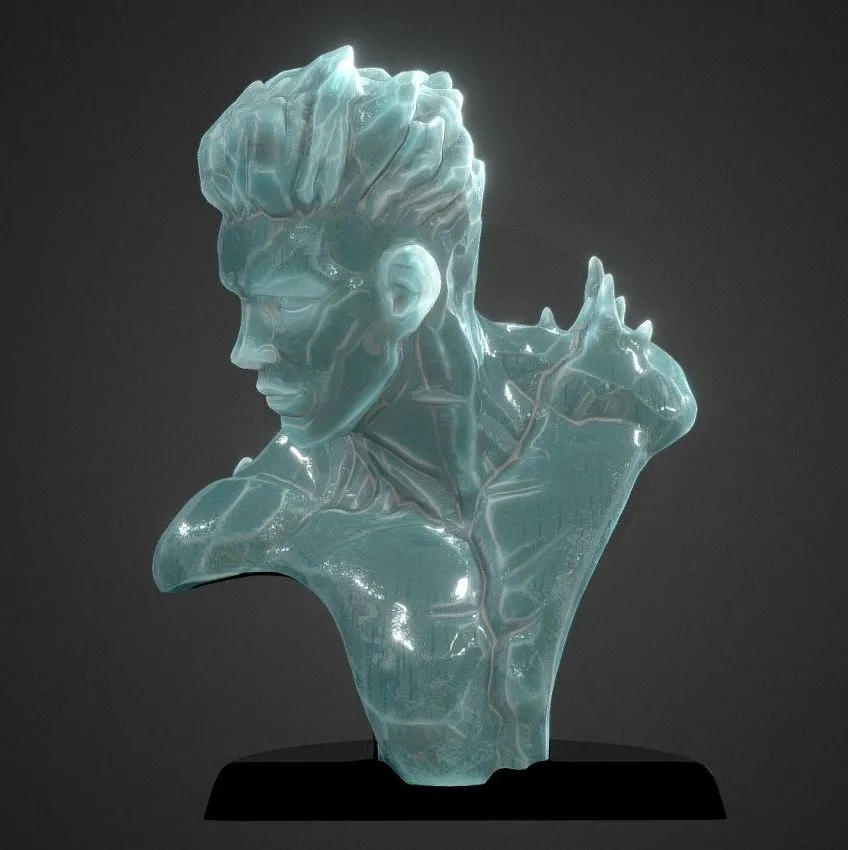 PBR Game 3D Models – Man Of Ice