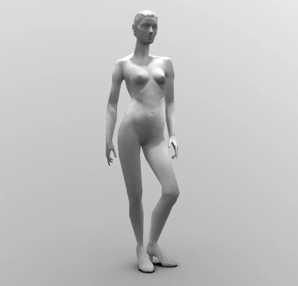 PBR Game 3D Models – Mannequin