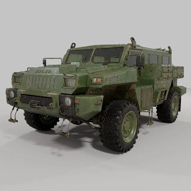 PBR Game 3D Models – Marauder Armored Car