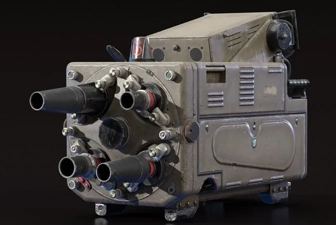 PBR Game 3D Models – Marconi Mk III TV Camera