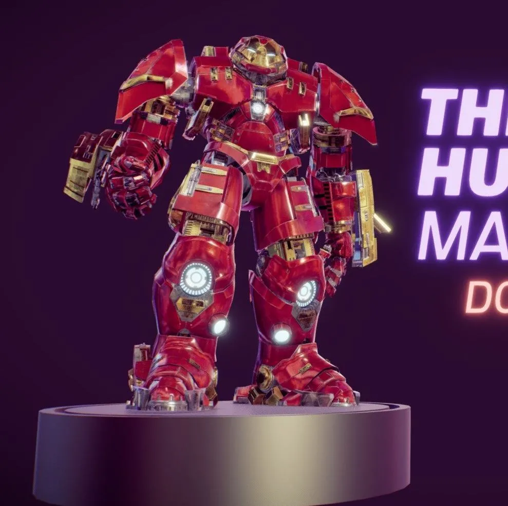 PBR Game 3D Models – Mark Xliv The Hulkbuster