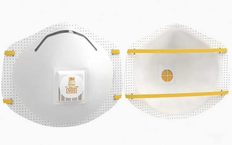 PBR Game 3D Models – Mask Particulate Respirator 8511