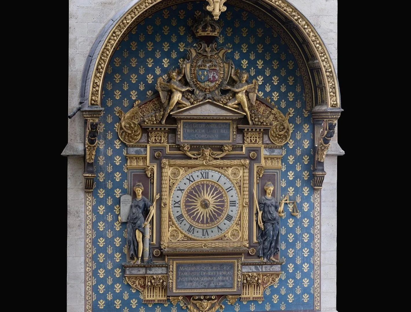 PBR Game 3D Models – Massive Old Clock In Paris France