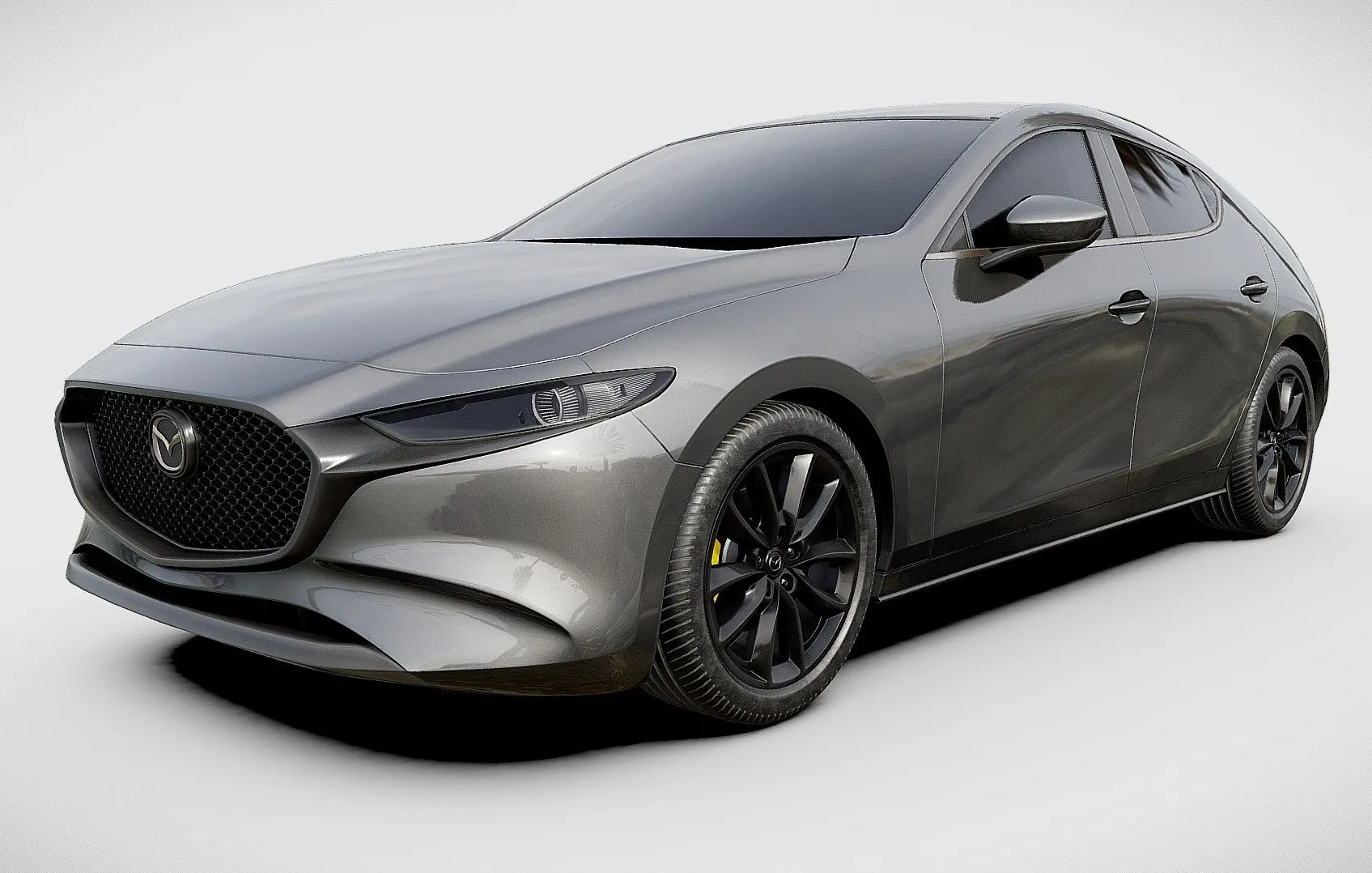 PBR Game 3D Models – Mazda 3 Hatchback 2019