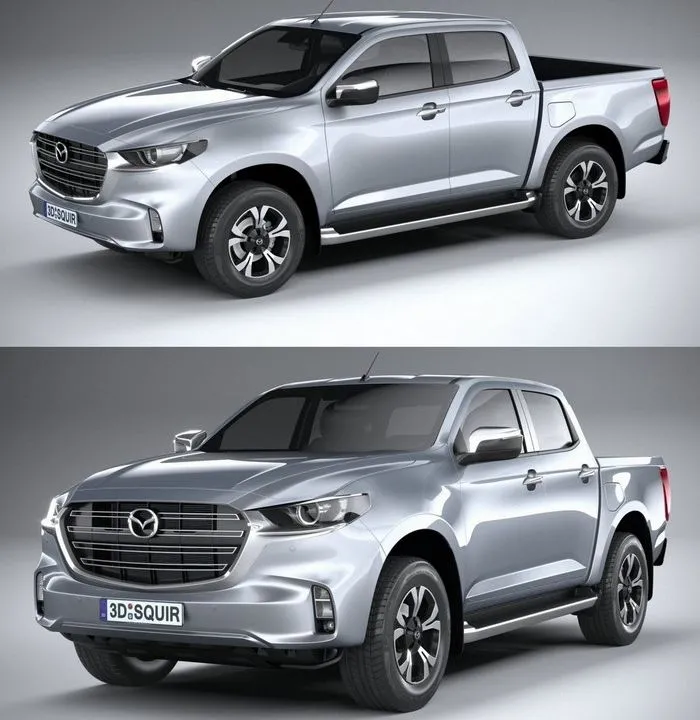 PBR Game 3D Models – Mazda BT-50 2021