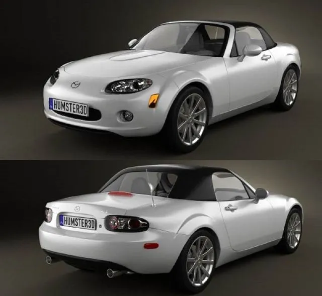 PBR Game 3D Models – Mazda MX-5 2009