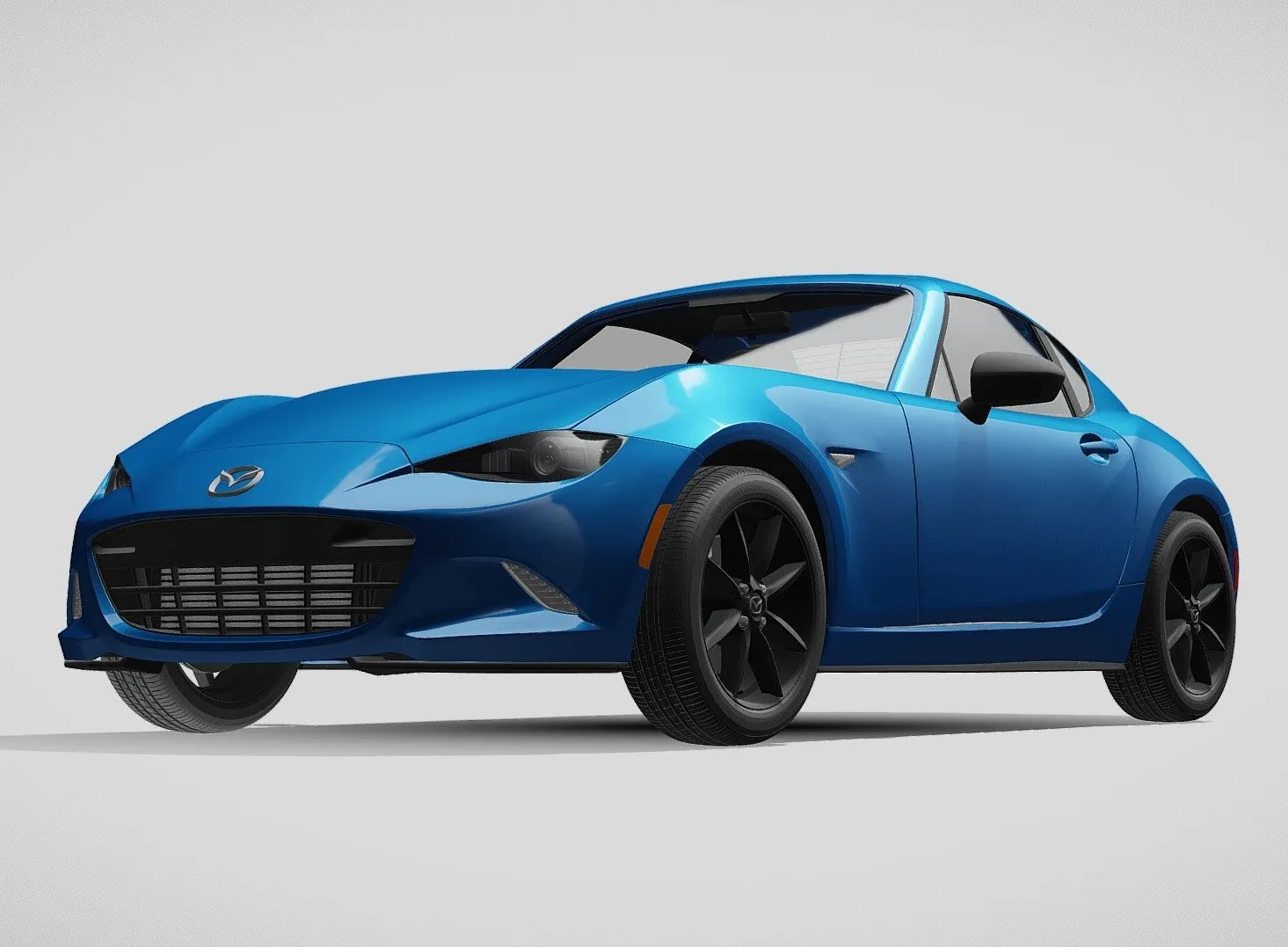 PBR Game 3D Models – Mazda Mx 5 Rf Sport Black Nd 2020