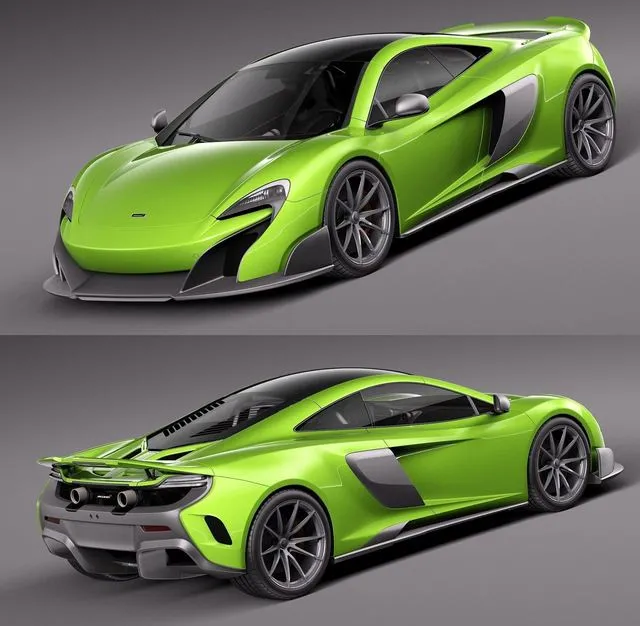 PBR Game 3D Models – McLaren 675LT 2016