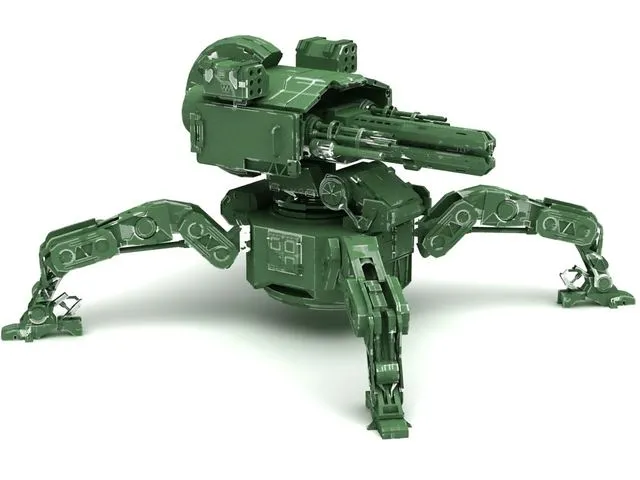 PBR Game 3D Models – Mech Spider-Destroyer