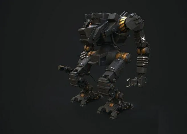 PBR Game 3D Models – Mech support