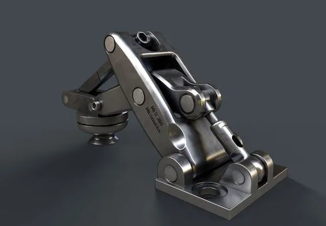 PBR Game 3D Models – Mechanism metal clamp