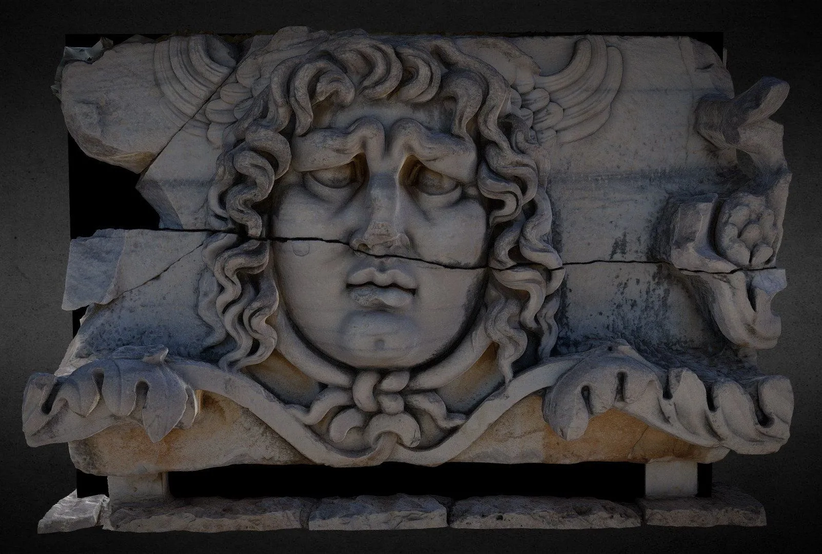 PBR Game 3D Models – Medusas Head Didyma