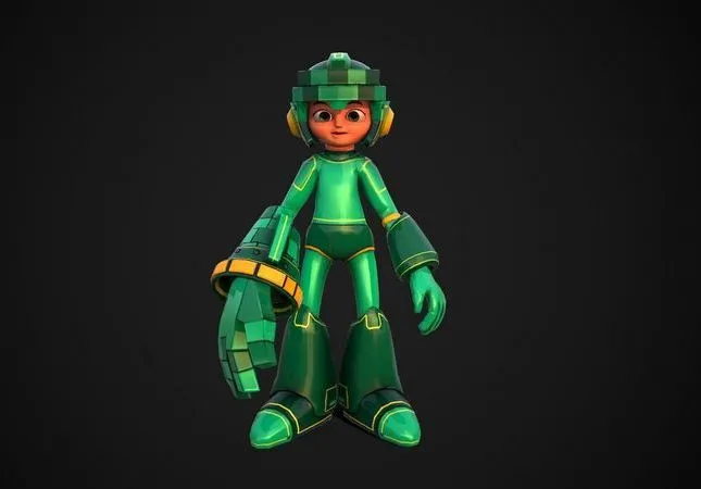PBR Game 3D Models – Mega Man