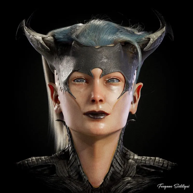 PBR Game 3D Models – Melisa Queen Character