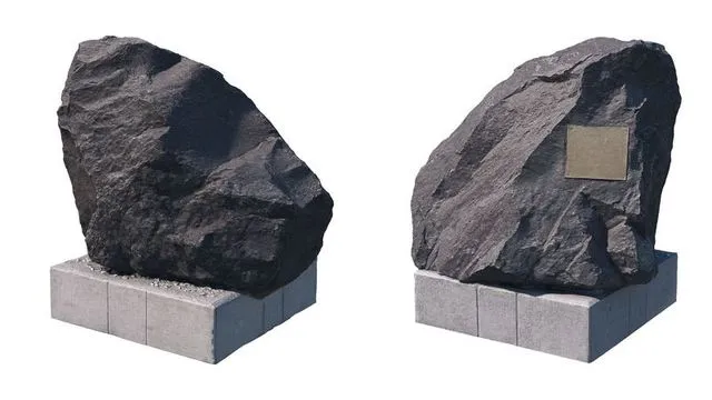 PBR Game 3D Models – Memorial stone Scan