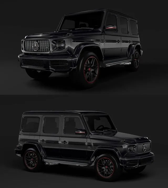 PBR Game 3D Models – Mercedes AMG G 63 Edition 1 W464 2020
