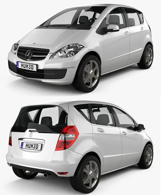 PBR Game 3D Models – Mercedes-Benz A-class W169 5-door 2010