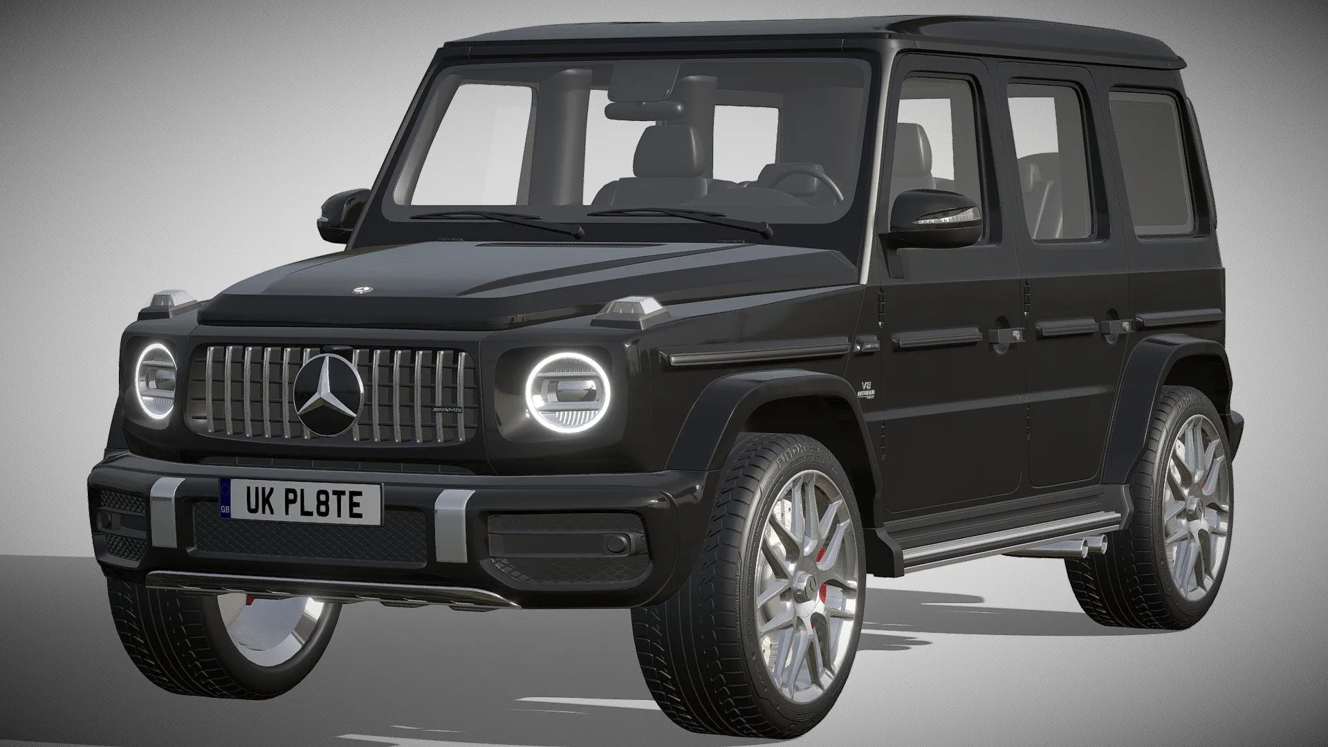 PBR Game 3D Models – Mercedes Benz Amg G63 2020