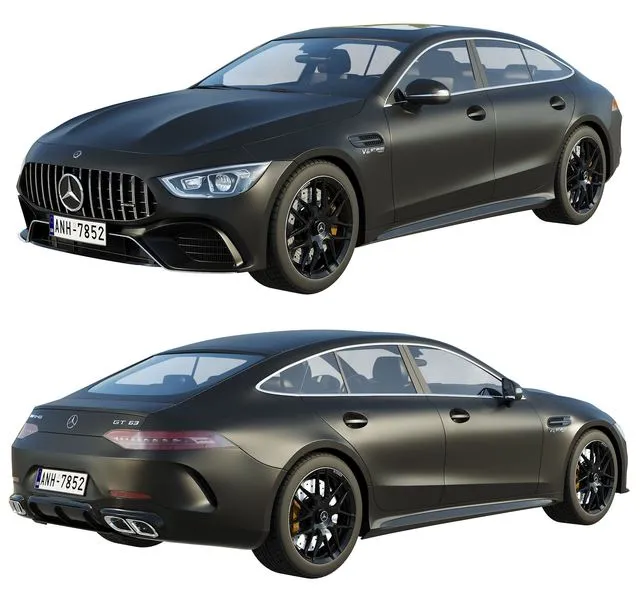 PBR Game 3D Models – Mercedes-Benz AMG GT 63 4-door Coupe