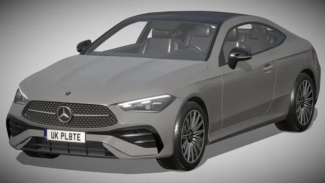 PBR Game 3D Models – Mercedes-Benz CLE Coupe