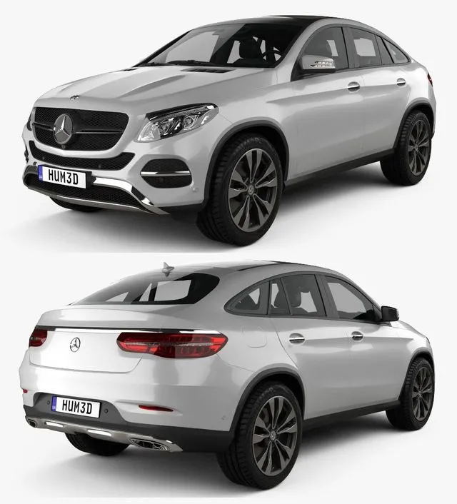 PBR Game 3D Models – Mercedes-Benz GLE-Class coupe 2014