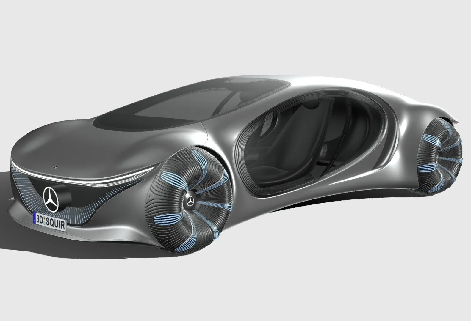 PBR Game 3D Models – Mercedes Benz Vision Avtr Concept 2020