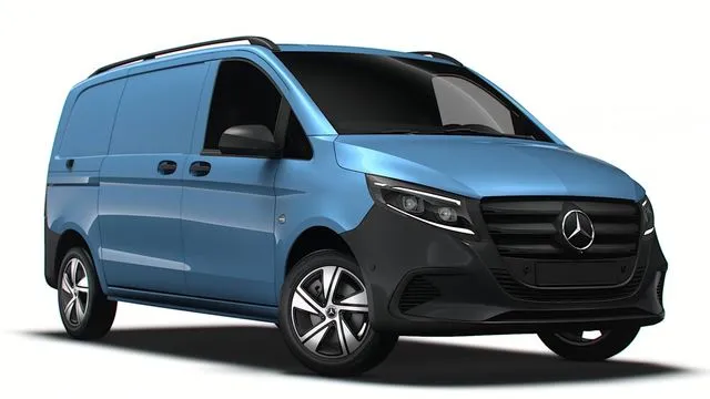 PBR Game 3D Models – Mercedes Benz Vito Panel Van L1 2024