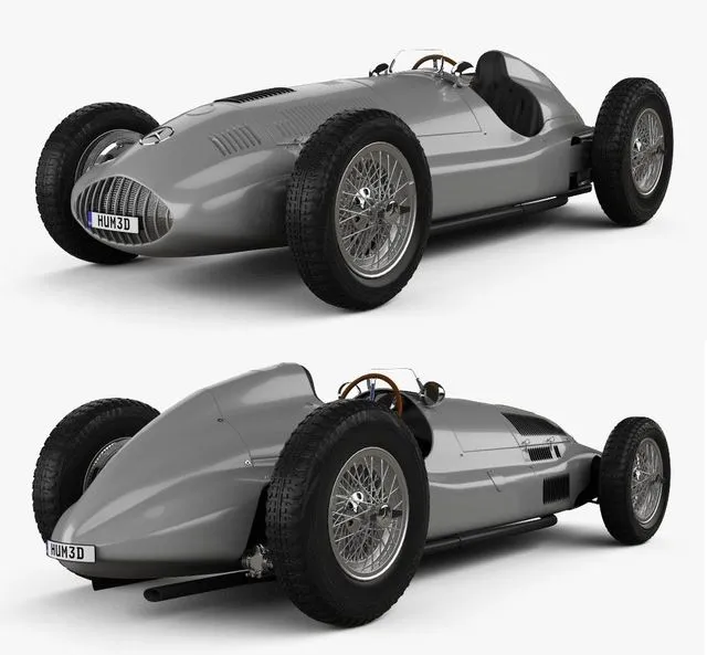 PBR Game 3D Models – Mercedes-Benz W165 1939