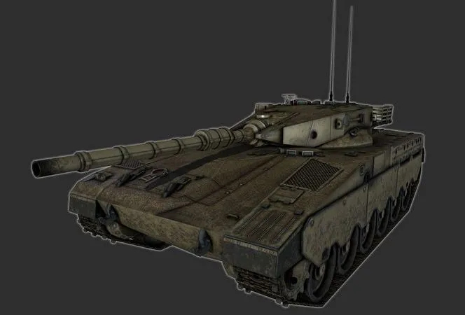 PBR Game 3D Models – Merkava 1