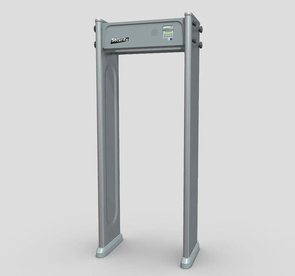 PBR Game 3D Models – Metal Detector Gate
