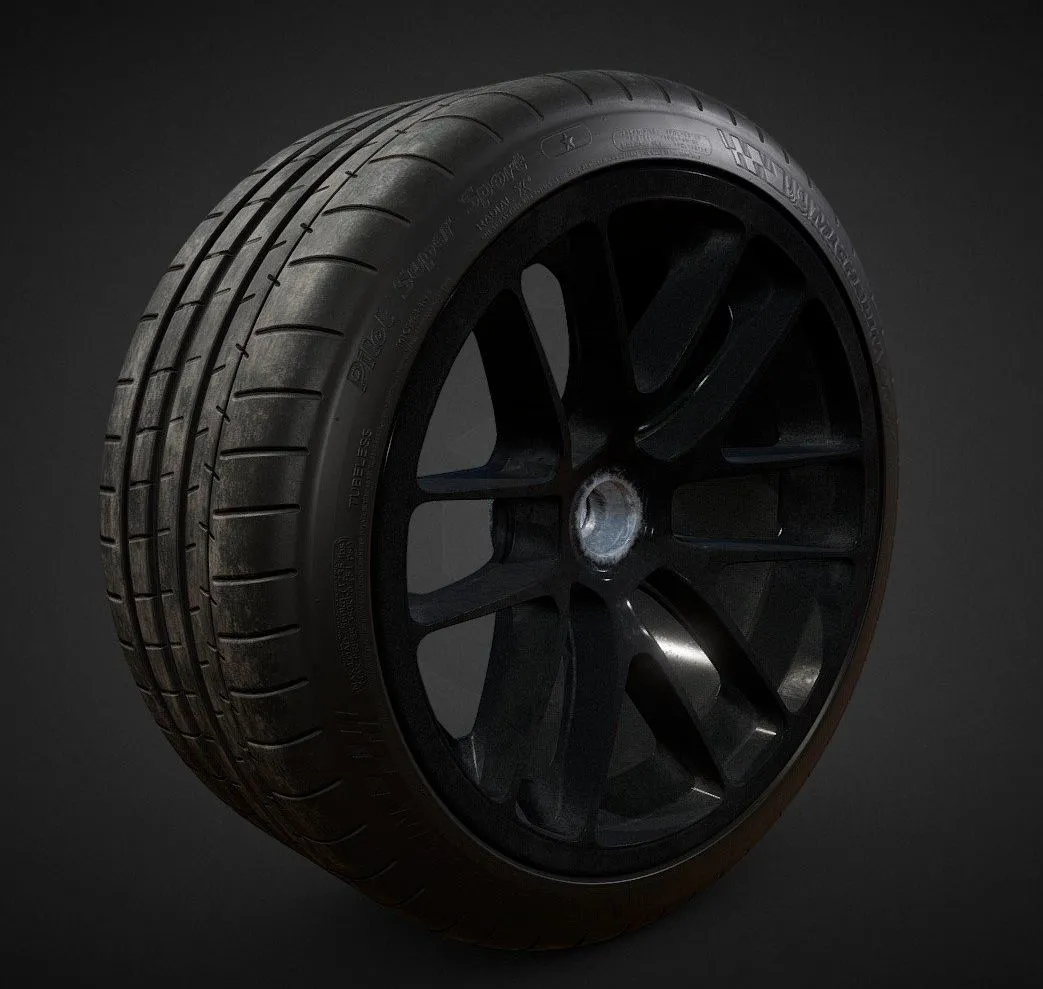 PBR Game 3D Models – Michelin Pilot Super Sport 50 Off