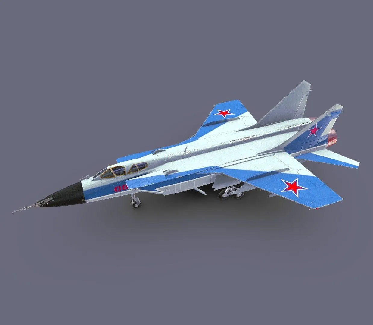 PBR Game 3D Models – Mikoyan Mig 31