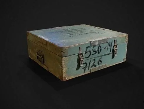 PBR Game 3D Models – Military Crate