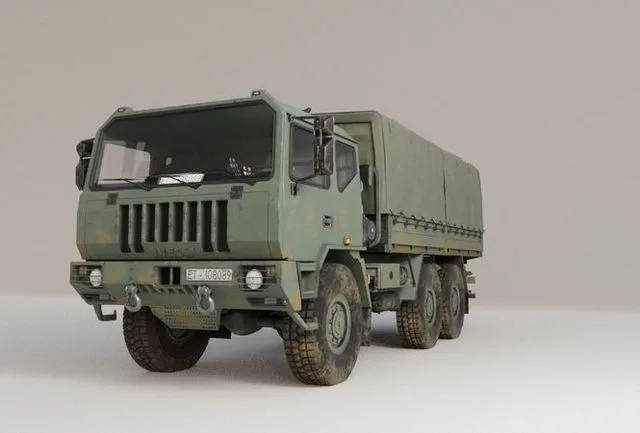 PBR Game 3D Models – Military Truck Iveco M250