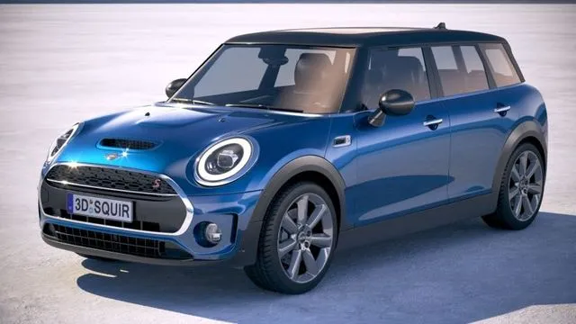 PBR Game 3D Models – Mini Cooper S Clubman 2019