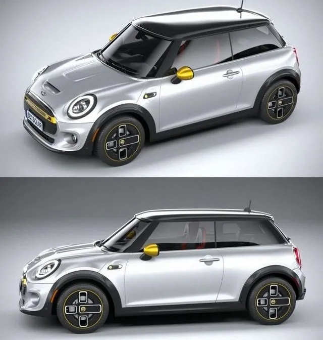 PBR Game 3D Models – Mini Cooper SE 2020