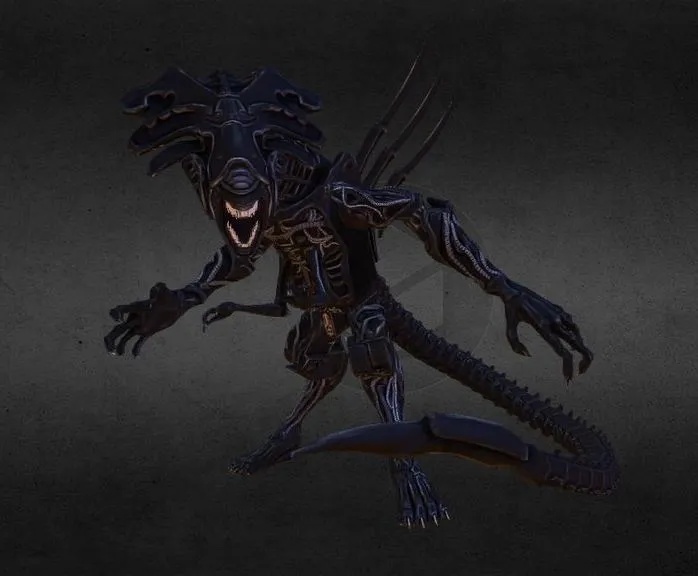 PBR Game 3D Models – Minimate Alien Queen