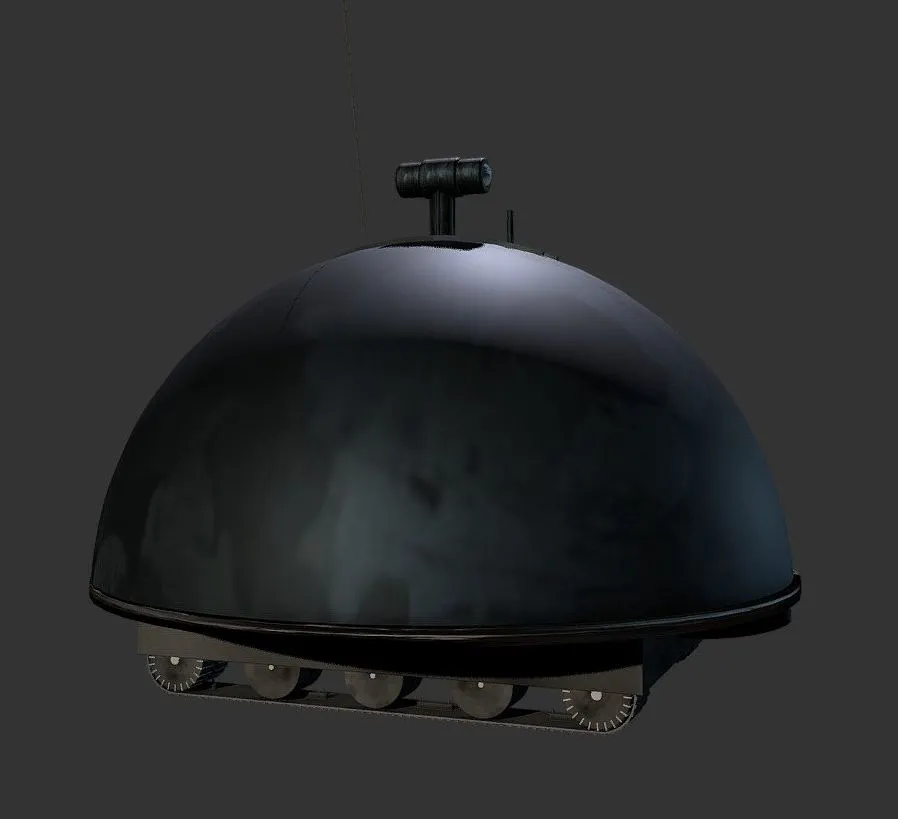 PBR Game 3D Models – Mining Droid